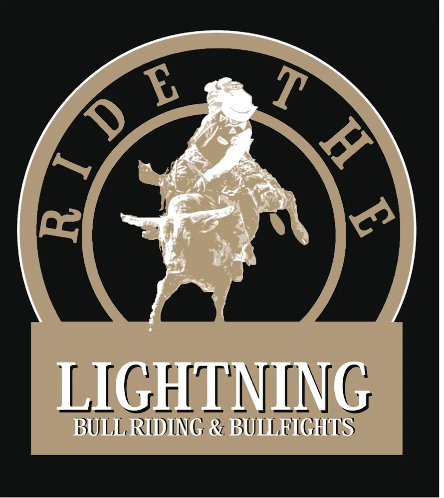 Absaroka Ride The Lighting Bull Riding T-Shirt - Black