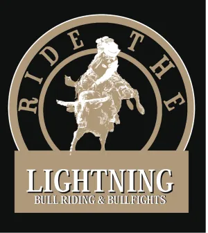 Absaroka Ride The Lighting Bull Riding T-Shirt - Black
