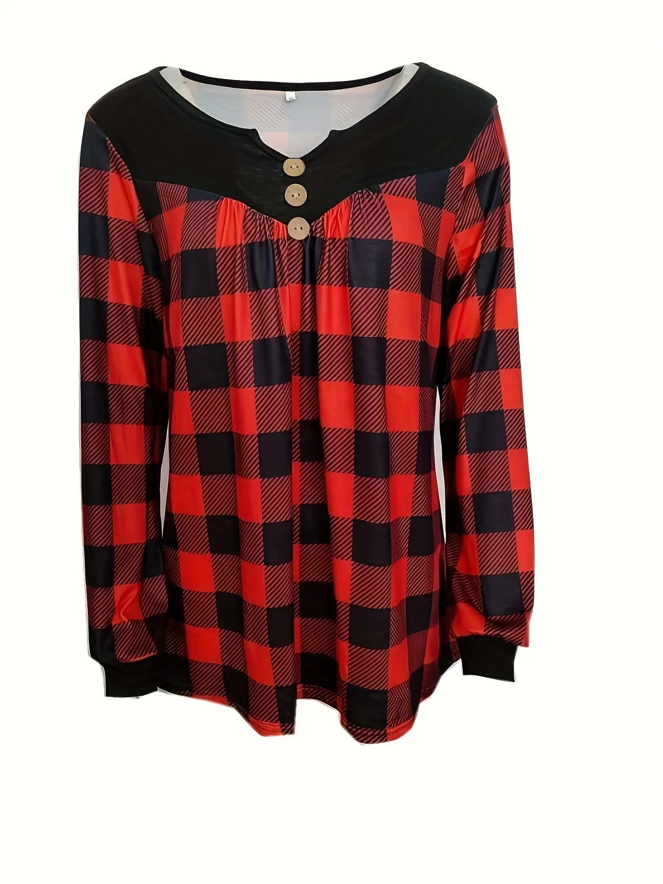 Black and Red Plaid Shirt
