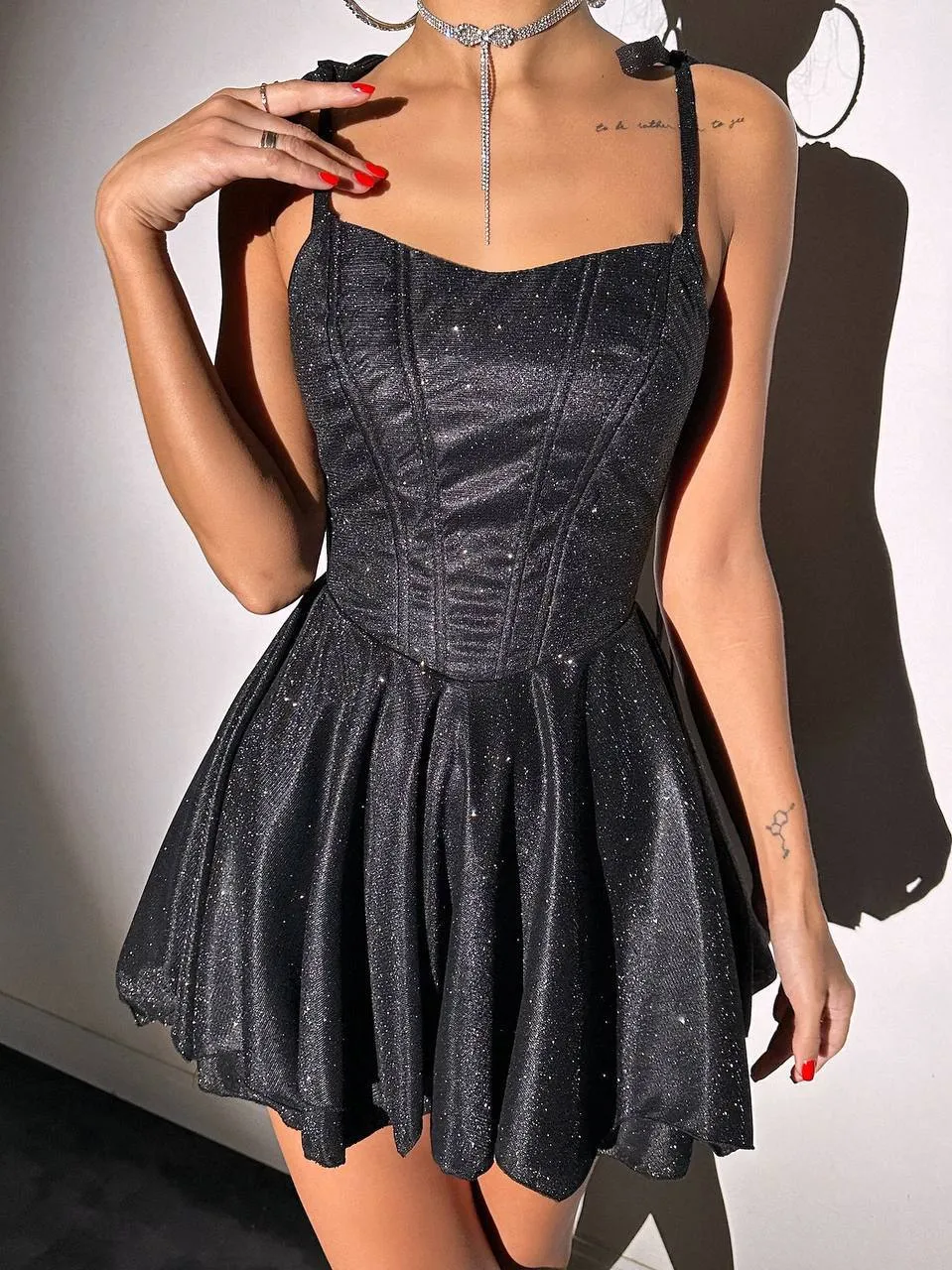 Black mini dress “Scarlette”