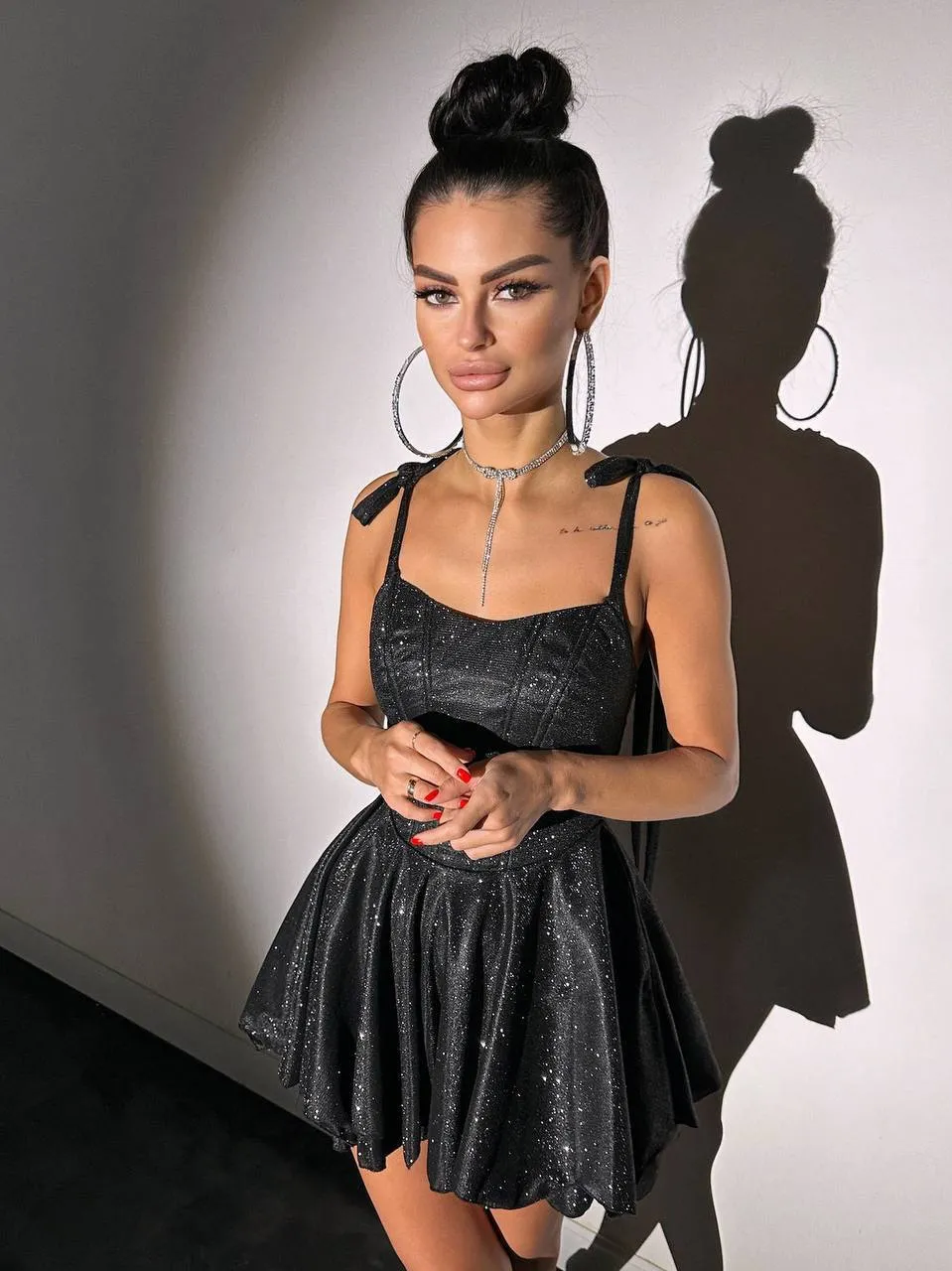Black mini dress “Scarlette”