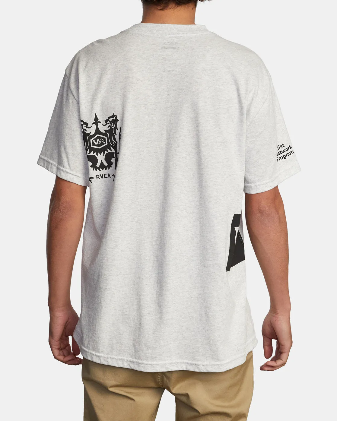 Branded Tee - Light Grey Heather