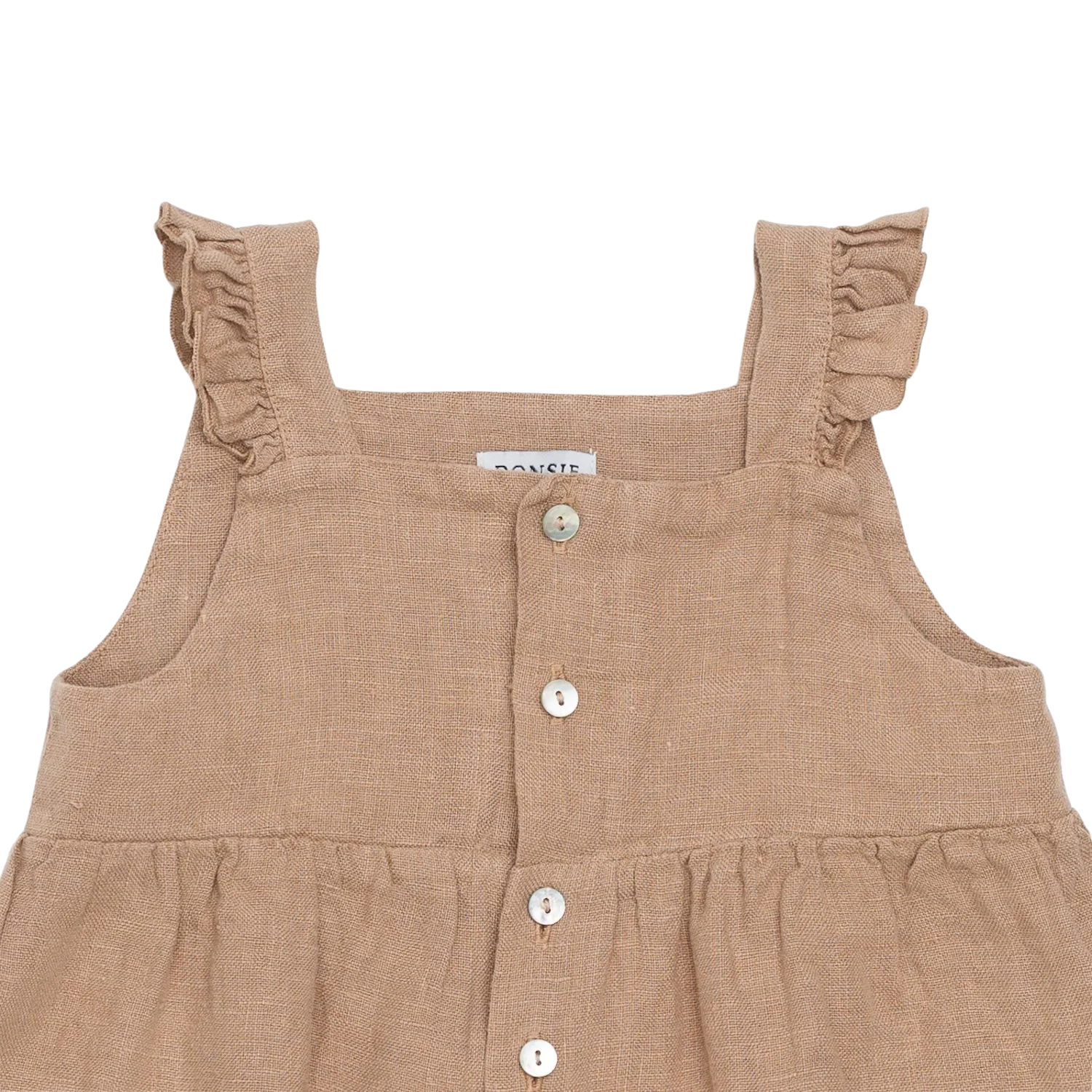 Floor Linen Dress | Rose Mocha