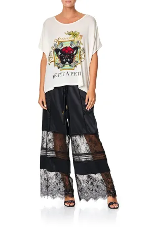 LOOSE FIT ROUND NECK TEE JOIE DE VIVRE
