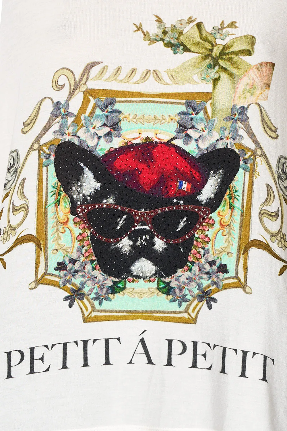 LOOSE FIT ROUND NECK TEE JOIE DE VIVRE