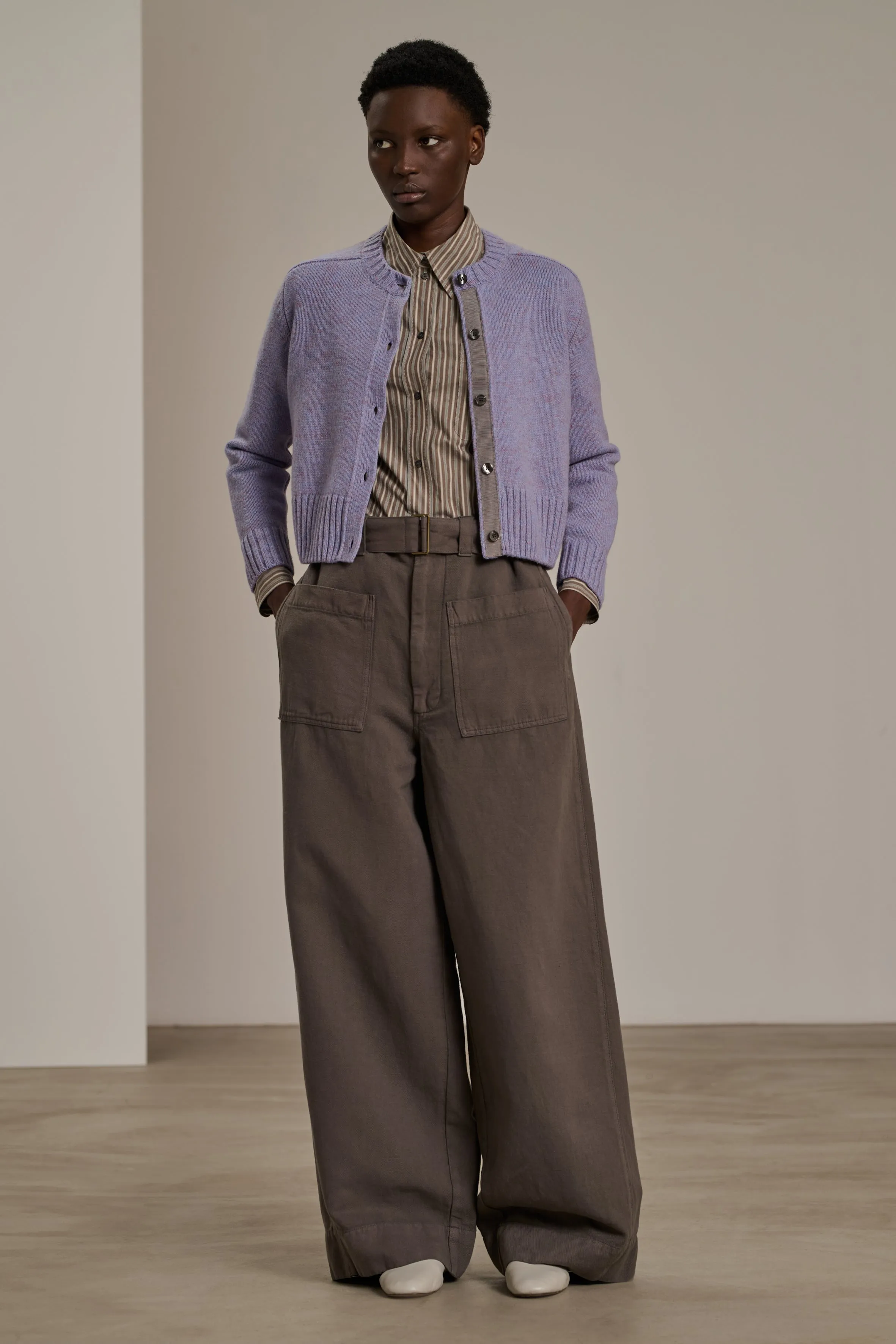 LYNE PURPLE CARDIGAN