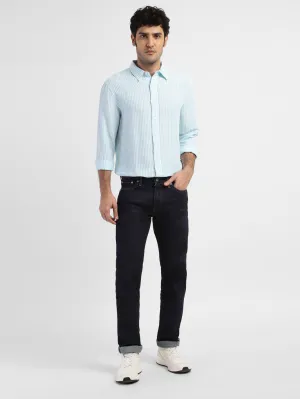 Men's 511 Navy Blue Slim Fit Mid Rise Jeans