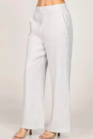 M.Rena Straight Leg Linen Pant Wind Chime