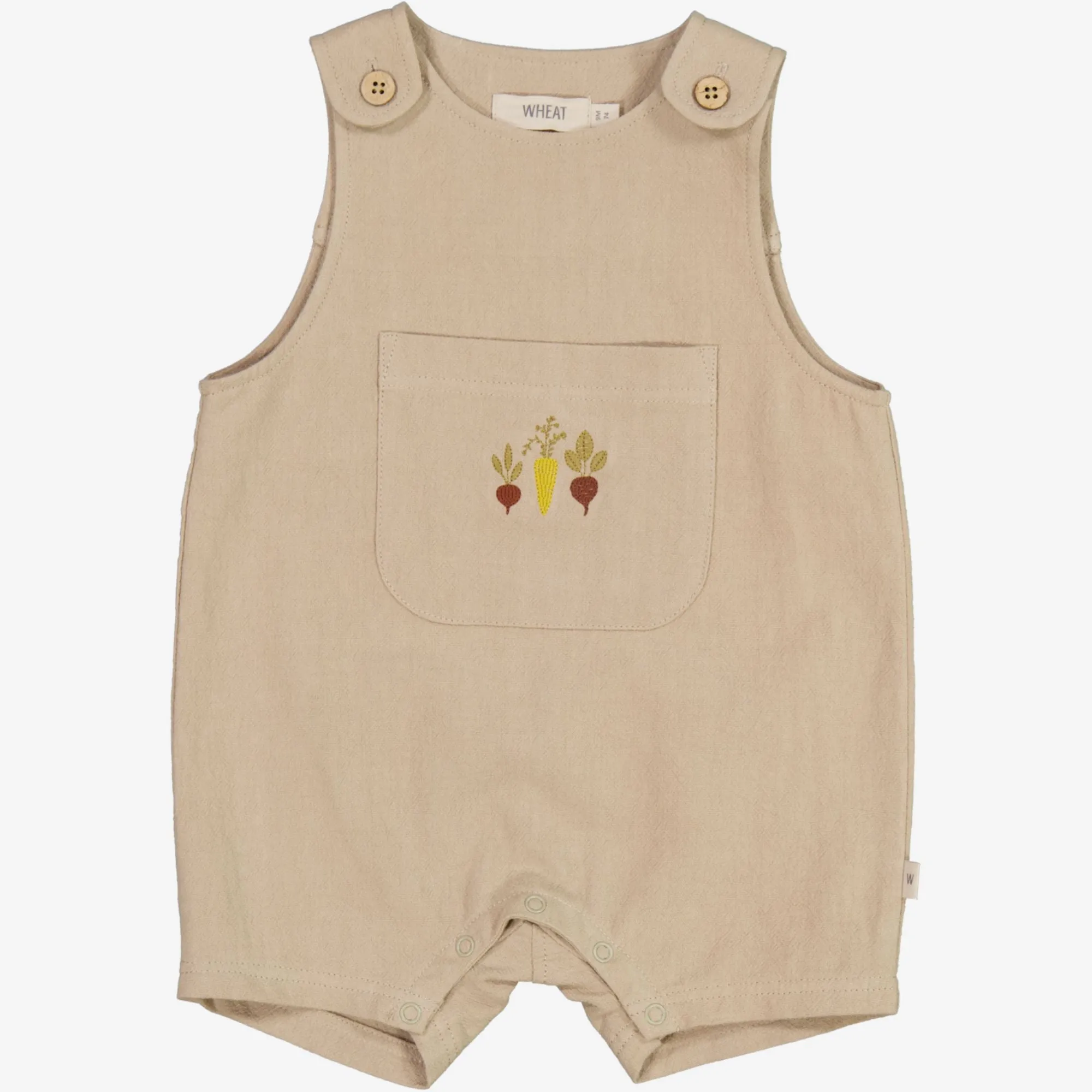 Playsuit Elif Embroidery | Baby - dark sand