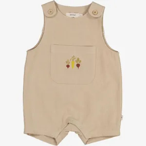 Playsuit Elif Embroidery | Baby - dark sand