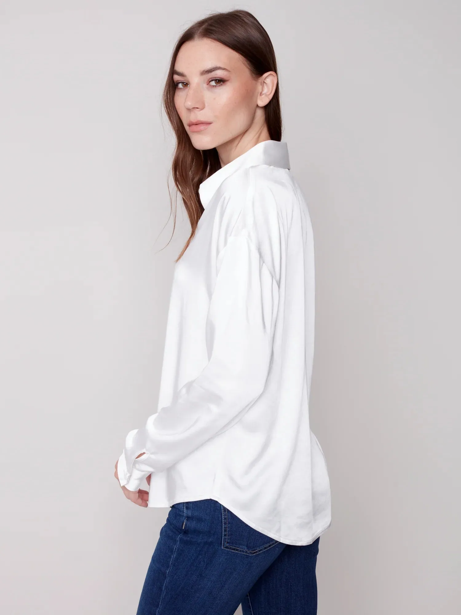 SATIN SHIRT