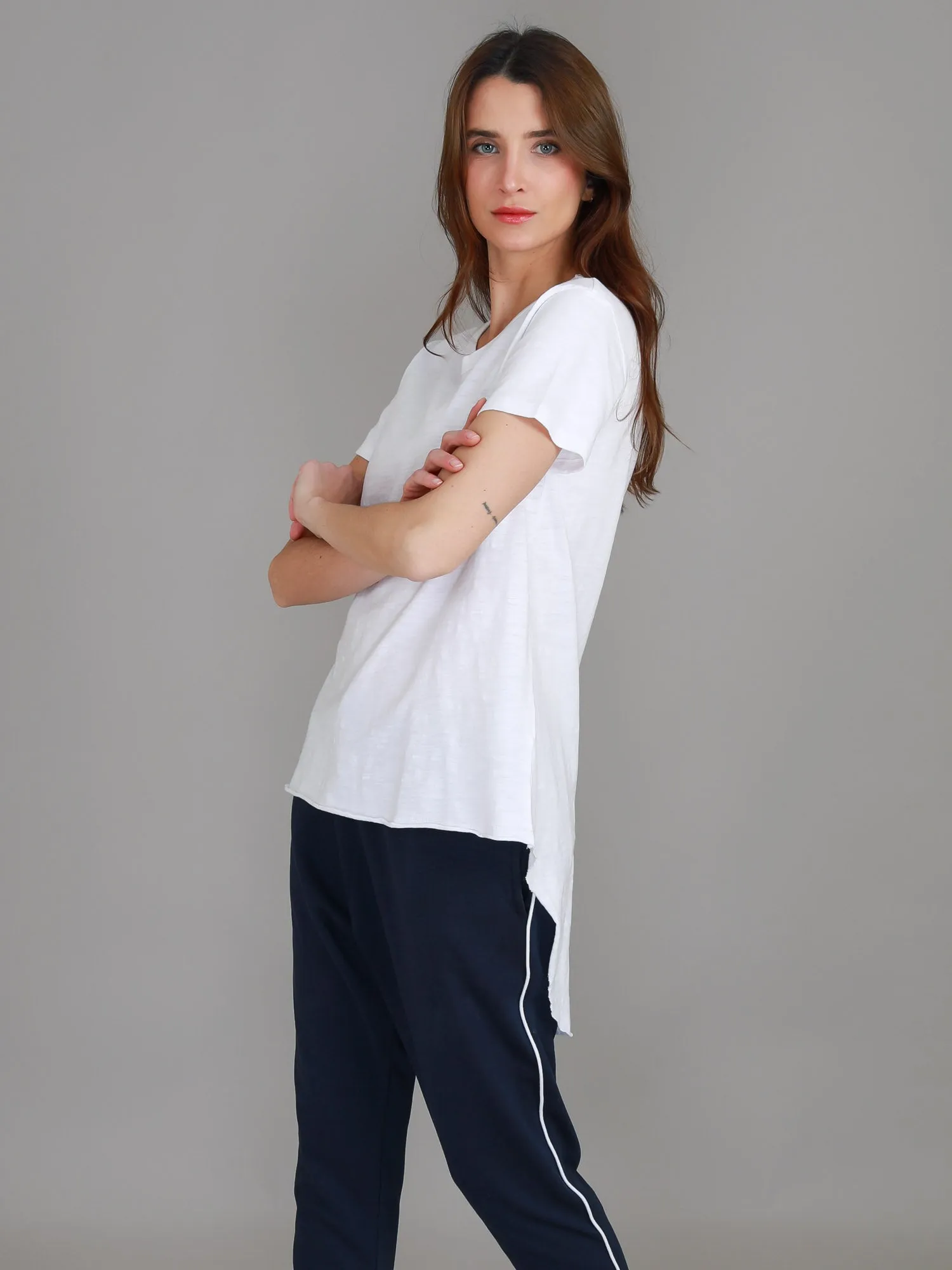 Sorrento Curved Hem T Shirt