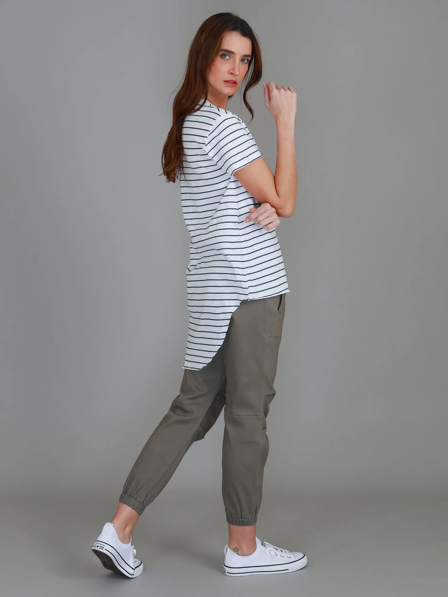 Sorrento Curved Hem T Shirt