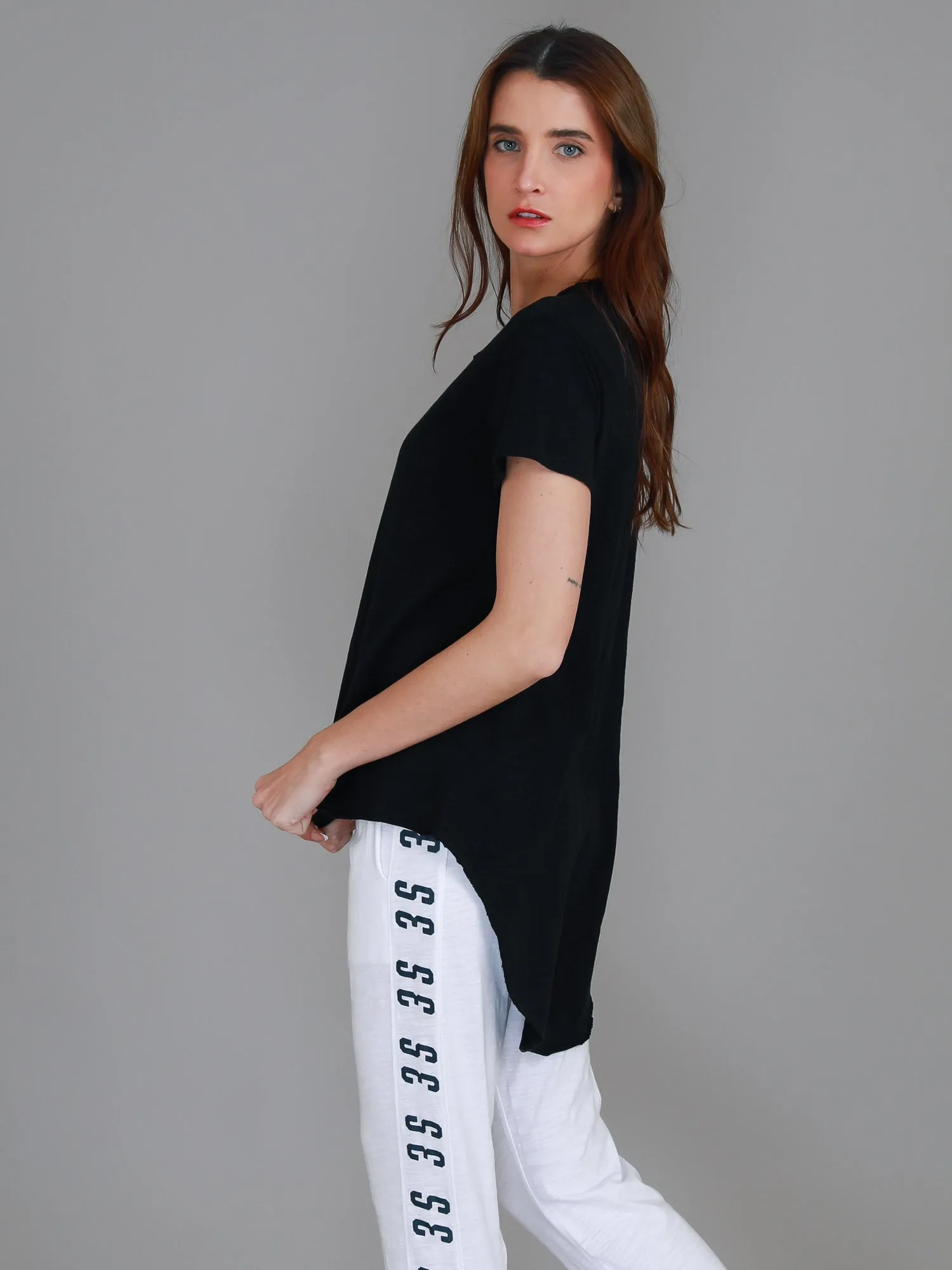 Sorrento Curved Hem T Shirt
