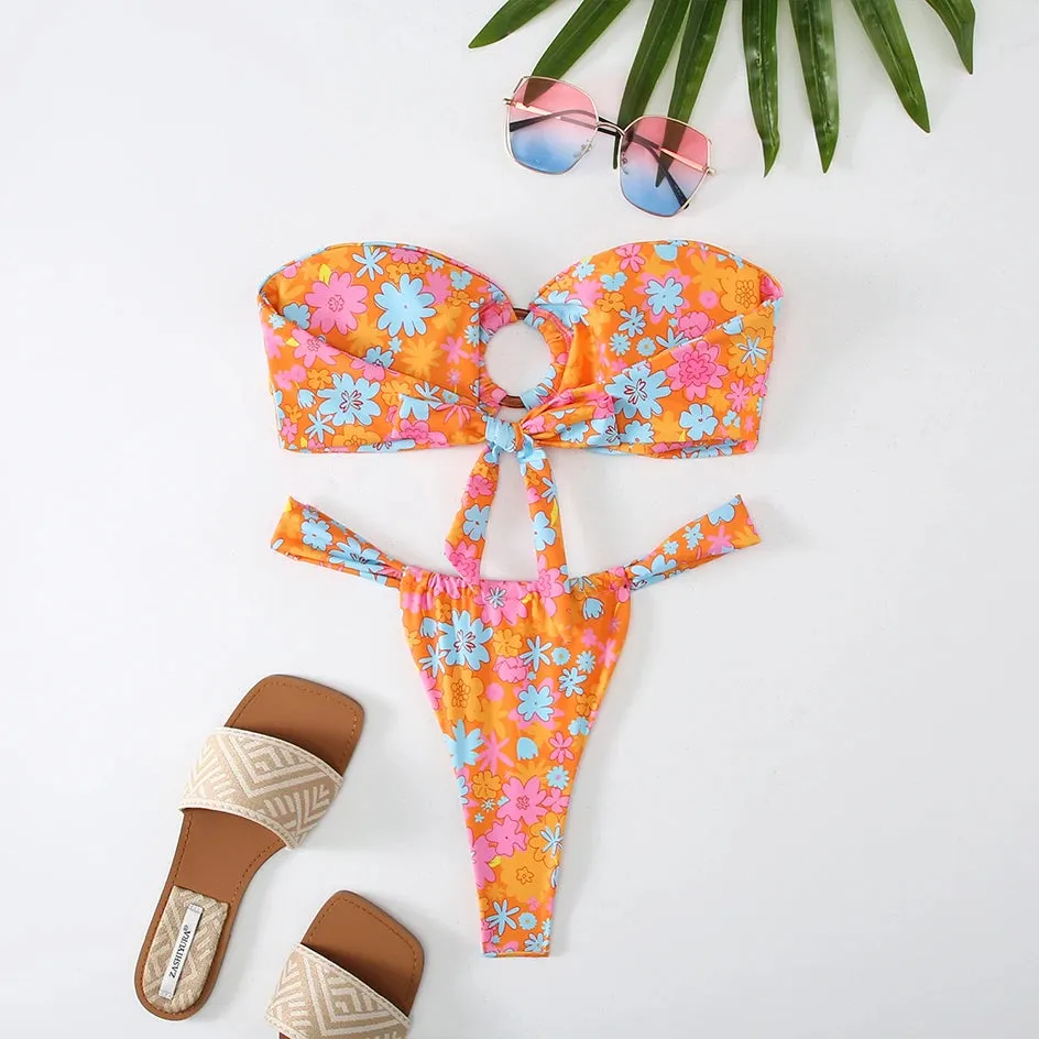Sunset Strapless