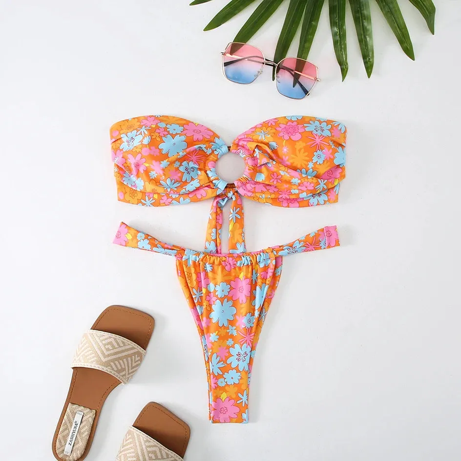 Sunset Strapless