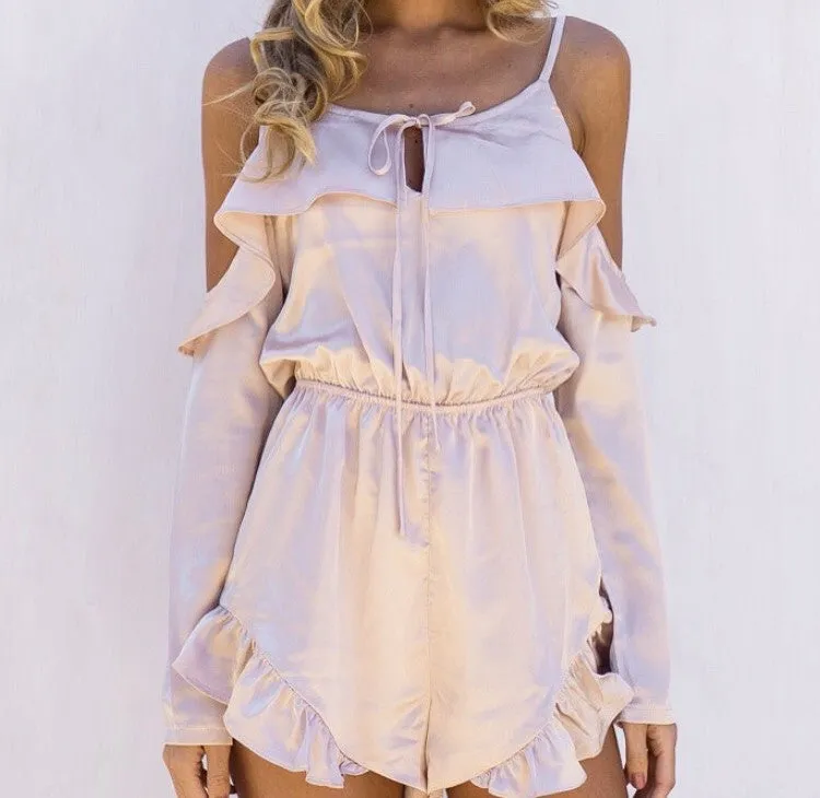 Zem Ruffle Playsuit